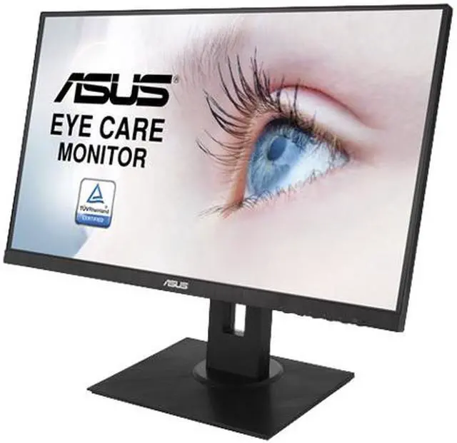Alt view image 4 of 7 - ASUS VA24DQLB 24" (23.8" Viewable) Monitor, 1080P Full HD, 75Hz, IPS, Adaptive-Sync, Eye Care, HDMI DisplayPort VGA USB Hub, Frameless, Height Adjustable, VESA Wall Mountable