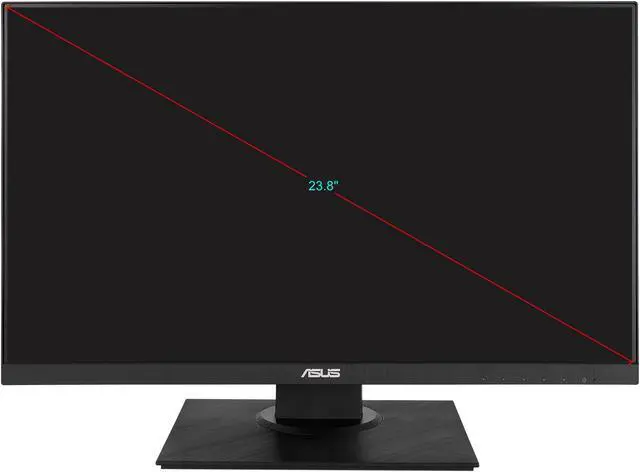 Alt view image 2 of 7 - ASUS VA24DQLB 24" (23.8" Viewable) Monitor, 1080P Full HD, 75Hz, IPS, Adaptive-Sync, Eye Care, HDMI DisplayPort VGA USB Hub, Frameless, Height Adjustable, VESA Wall Mountable