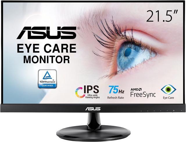 Alt view image 8 of 15 - ASUS VP229Q 22" (21.5" Viewable) 1080P Full HD, 75Hz, IPS, FreeSync Adaptive-Sync, Eye Care, HDMI DisplayPort VGA, Frameless, VESA Wall Mountable Monitor