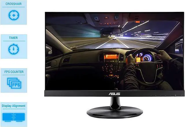 Alt view image 5 of 7 - ASUS 21.5" 75Hz IPS 1080P Monitor FreeSync/Adaptive-Sync, Full HD, Eye Care, HDMI VGA, Frameless, VESA Wall Mountable VP229HE