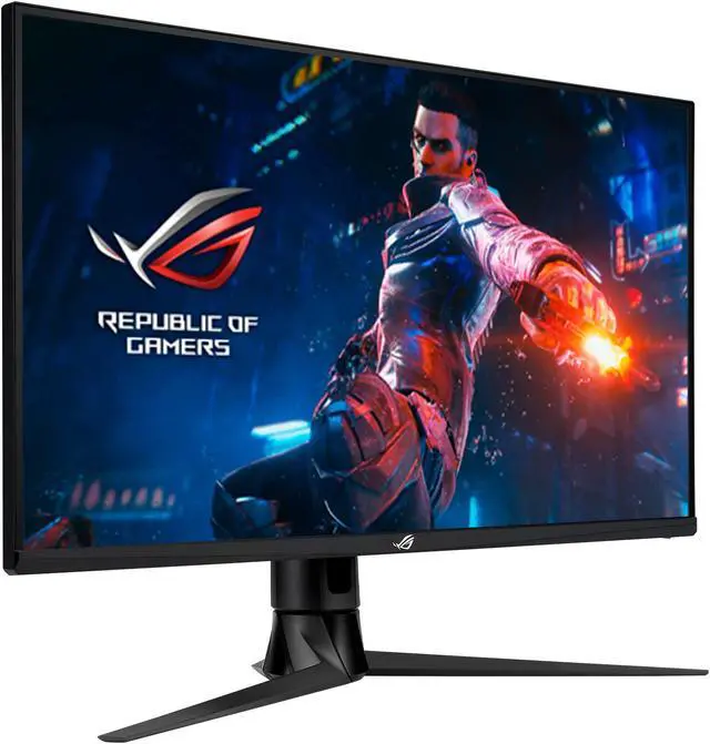 Alt view image 4 of 8 - ASUS ROG Swift 32" 1440P Gaming Monitor (PG329Q) - QHD (2560 x 1440), Fast IPS, 175Hz (Supports 144Hz), 1ms, G-SYNC Compatible, Extreme Low Motion Blur Sync, HDMI, DisplayPort, USB, DisplayHDR 600