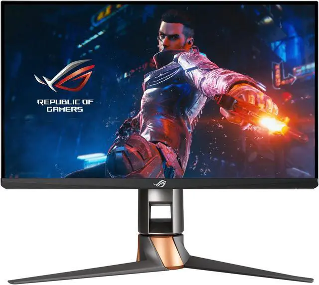 Alt view image 6 of 9 - ASUS 24.5" 360Hz 1080P Fast IPS 1ms Gaming Monitor, G-SYNC, ULMB, NVIDIA Reflex Latency Analyzer, HDMI DisplayPort USB, Desk Mount Kit, VESA Wall Mountable, HDR10 ROG Swift PG259QNR