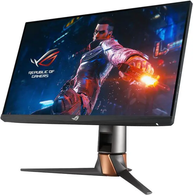 Alt view image 7 of 9 - ASUS 24.5" 360Hz 1080P Fast IPS 1ms Gaming Monitor, G-SYNC, ULMB, NVIDIA Reflex Latency Analyzer, HDMI DisplayPort USB, Desk Mount Kit, VESA Wall Mountable, HDR10 ROG Swift PG259QNR