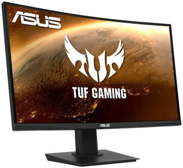 Alt view image 7 of 9 - ASUS TUF Gaming VG24VQE 24" (23.6" Viewable) Full HD 1920 x 1080 1ms (MPRT) 165Hz HDMI, DisplayPort FreeSync Premium Curved Gaming Monitor
