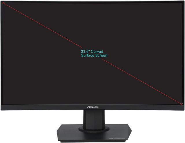 Alt view image 5 of 9 - ASUS TUF Gaming VG24VQE 24" (23.6" Viewable) Full HD 1920 x 1080 1ms (MPRT) 165Hz HDMI, DisplayPort FreeSync Premium Curved Gaming Monitor