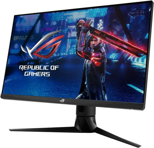 Alt view image 3 of 9 - ASUS ROG Strix 27" 1440P HDR Gaming Monitor (XG27AQ) - QHD (2560 x 1440), Fast IPS, 170Hz, 1ms, G-SYNC Compatible, Extreme Low Motion Blur Sync, Eye Care, HDMI DisplayPort USB 3.0 Hub, DisplayHDR 400