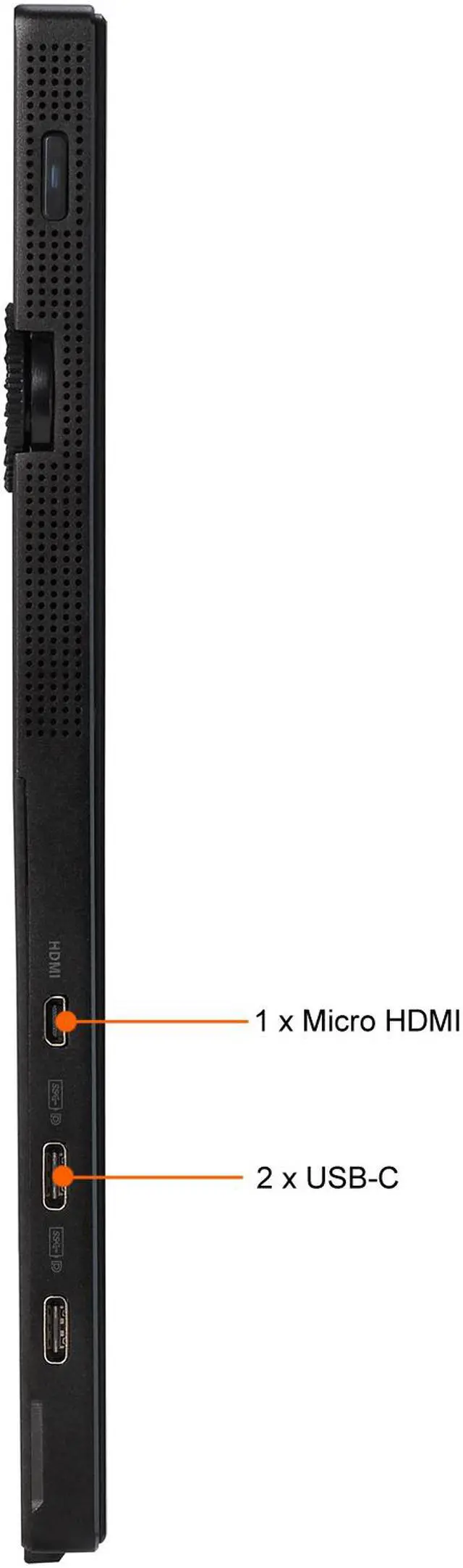 Alt view image 11 of 13 - ASUS ProArt 14” PA148CTV 1080P Portable Touchscreen Monitor Full HD, IPS, 100% sRGB/Rec 709, Color Accuracy< 2, Calman Verified, USB-C Power Delivery, Micro HDMI, Tripod Socket