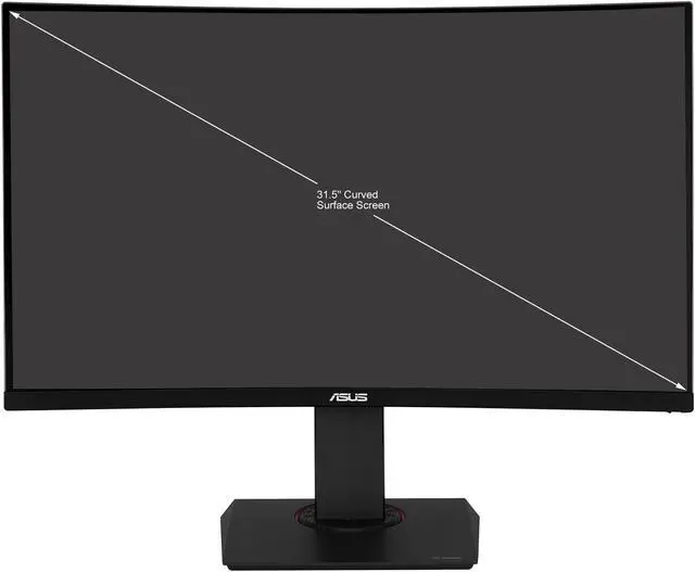 Alt view image 3 of 6 - ASUS TUF Gaming 32" (31.5" Viewable) 1440P Curved HDR Monitor (VG32VQR) - QHD (2560 x 1440), 165Hz, 1ms, Extreme Low Motion Blur Sync, Adaptive-sync, Freesync Premium, Eye Care, DisplayHDR 400, HDMI, DisplayPort