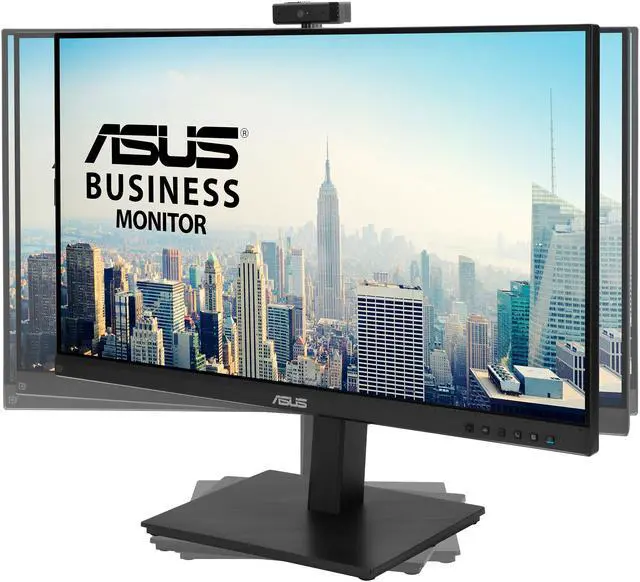 Alt view image 6 of 12 - ASUS 27" BE279QSK 1080P Full HD IPS Built-in Adjustable 2MP Webcam, Mic Array, Speakers, Eye Care, Wall Mountable, Frameless, HDMI, DisplayPort, VGA, Height Adjustable Video Conference Monitor