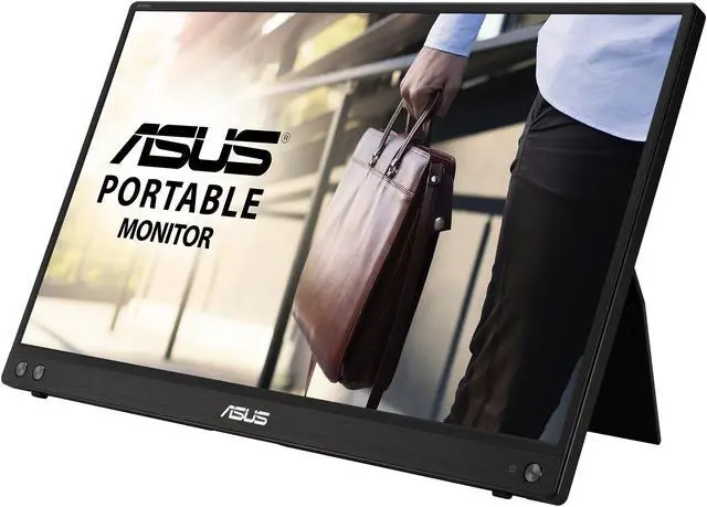 Alt view image 4 of 15 - ASUS ZenScreen MB16ACV 15.6" 1080P Full HD, IPS, Eye Care, Flicker Free, Blue Light Filter, Kickstand, USB-C Power Delivery, for Laptop, PC, Phone, Console, Antibacterial Surface Portable Monitor