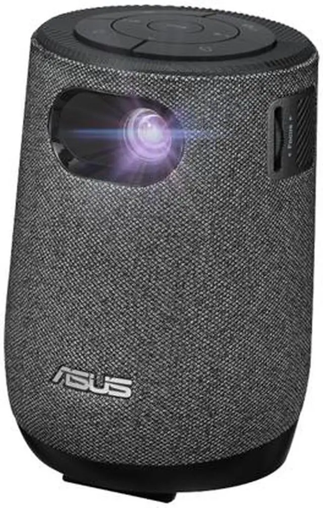 Alt view image 5 of 9 - ASUS ZenBeam Latte L1 Portable LED Mini Smart Wi-Fi Projector - 300 Lumens, Native 720P HD, Harman Kardon 10 W Bluetooth Speaker, 3-hour Video Playback, Wireless Projection, HDMI, AptoideTV