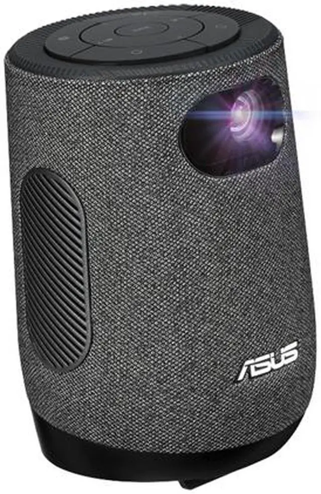 Alt view image 6 of 9 - ASUS ZenBeam Latte L1 Portable LED Mini Smart Wi-Fi Projector - 300 Lumens, Native 720P HD, Harman Kardon 10 W Bluetooth Speaker, 3-hour Video Playback, Wireless Projection, HDMI, AptoideTV