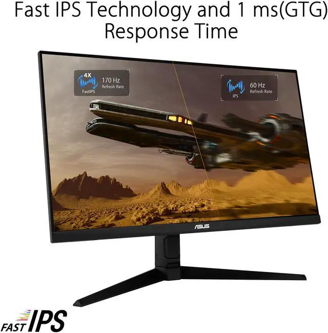Alt view image 2 of 7 - ASUS TUF Gaming 32" 1440P Gaming Monitor (VG32AQL1A) - QHD (2560 x 1440), IPS, 170Hz, 1ms, Extreme Low Motion Blur Sync, FreeSync Premium, 99% DCI-P3, DisplayPort, HDMI, USB Hub, DisplayHDR 400