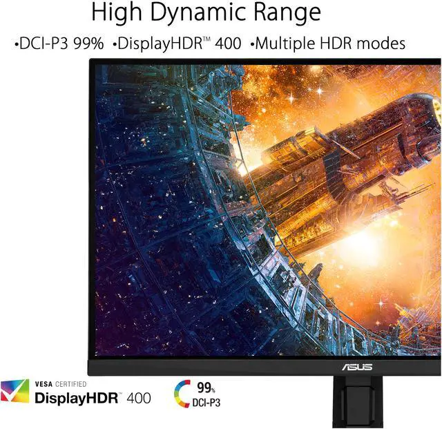 Alt view image 5 of 7 - ASUS TUF Gaming 32" 1440P Gaming Monitor (VG32AQL1A) - QHD (2560 x 1440), IPS, 170Hz, 1ms, Extreme Low Motion Blur Sync, FreeSync Premium, 99% DCI-P3, DisplayPort, HDMI, USB Hub, DisplayHDR 400