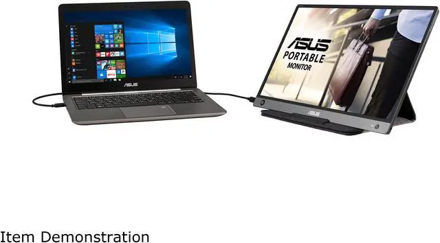 Alt view image 13 of 17 - ASUS ZenScreen 15.6" 1080P Portable USB Monitor (MB16AH) - Full HD, IPS, USB Type-C, Speakers, Micro-HDMI, Flicker Free, Blue Light Filter, Tripod Mountable, Anti-glare Surface, Protective Sleeve