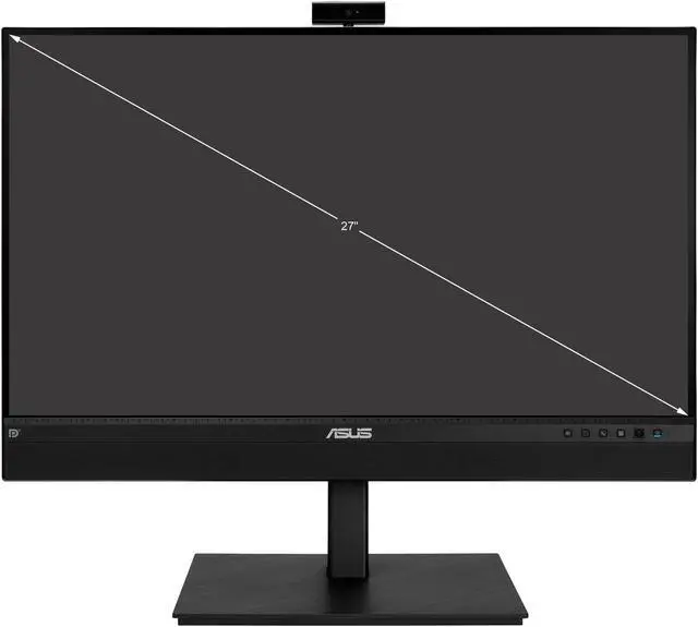 Alt view image 2 of 13 - ASUS 27" 1440P Video Conference Monitor (BE279QSK) - QHD (2560 x 1440), IPS, Built-in 2MP Webcam, Mic Array, Speakers, Eye Care, Wall Mountable, AI Noise-canceling, USB-C, HDMI, Zoom Certified