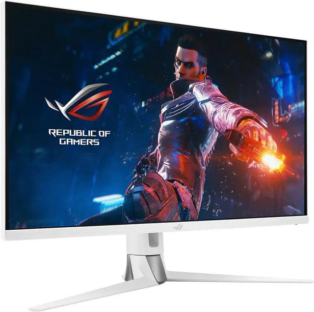 Alt view image 5 of 11 - ASUS ROG Swift 32" 1440P Gaming Monitor (PG329Q-W) - White, QHD (2560 x 1440), Fast IPS, 175Hz, 1ms, Extreme Low Motion Blur Sync, G-Sync Compatible, Eye Care, DisplayPort, HDMI, USB, DisplayHDR600