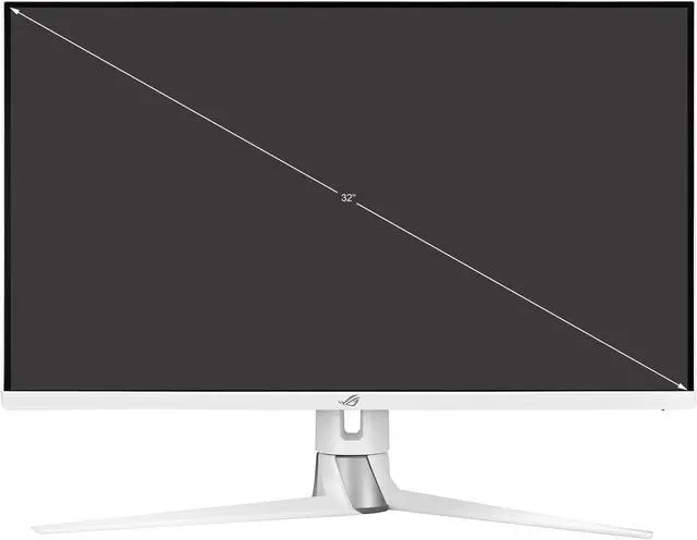 Alt view image 2 of 11 - ASUS ROG Swift 32" 1440P Gaming Monitor (PG329Q-W) - White, QHD (2560 x 1440), Fast IPS, 175Hz, 1ms, Extreme Low Motion Blur Sync, G-Sync Compatible, Eye Care, DisplayPort, HDMI, USB, DisplayHDR600