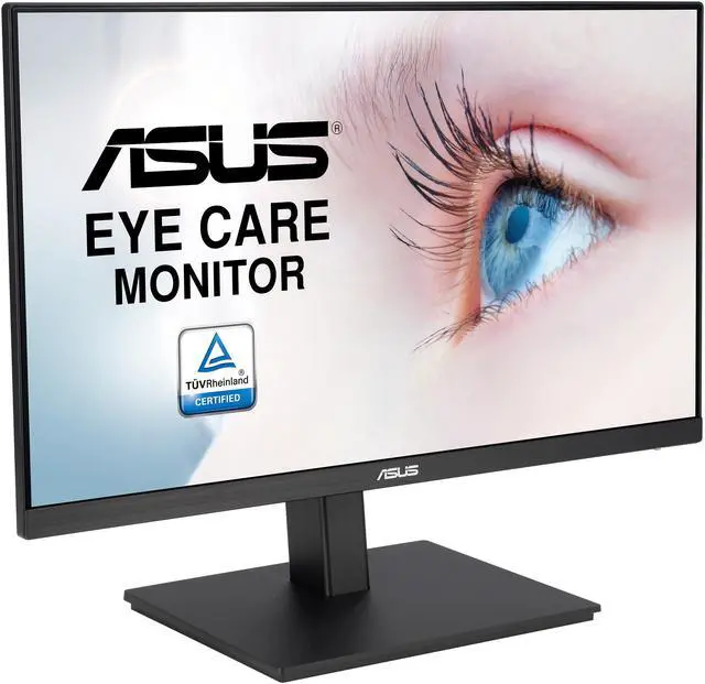 Alt view image 3 of 10 - ASUS 27" 1080P Monitor (VA27EQSB) - Full HD, IPS, 75Hz, Adaptive-Sync, Speakers, Eye Care, Low Blue Light, Flicker Free, DisplayPort, HDMI, USB Hub, D-Sub, Frameless, Wall Mountable, Height Adjustable