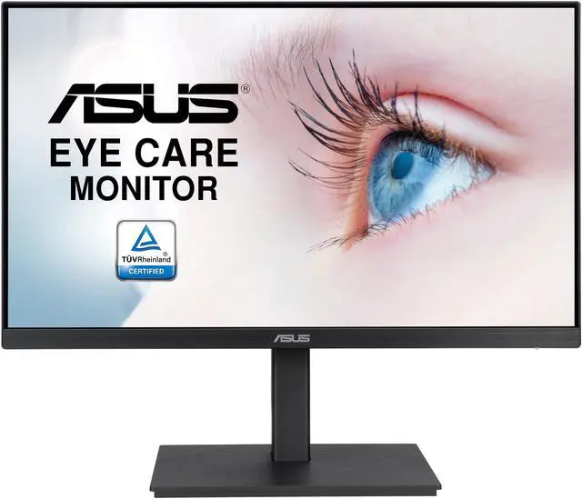 Alt view image 4 of 10 - ASUS 27" 1080P Monitor (VA27EQSB) - Full HD, IPS, 75Hz, Adaptive-Sync, Speakers, Eye Care, Low Blue Light, Flicker Free, DisplayPort, HDMI, USB Hub, D-Sub, Frameless, Wall Mountable, Height Adjustable