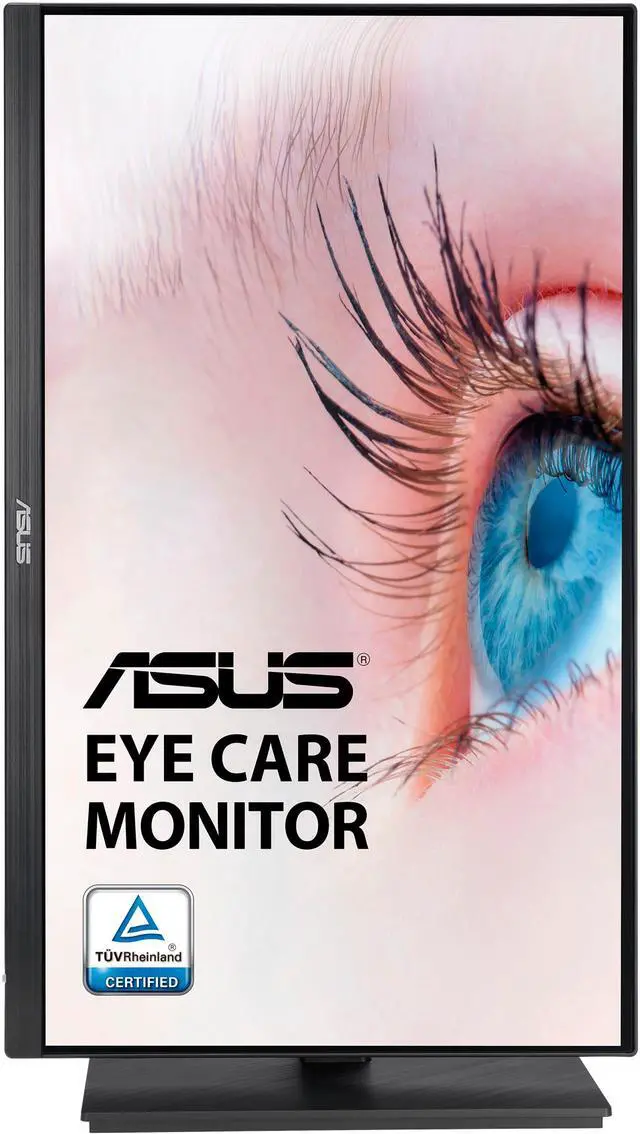 Alt view image 6 of 10 - ASUS 27" 1080P Monitor (VA27EQSB) - Full HD, IPS, 75Hz, Adaptive-Sync, Speakers, Eye Care, Low Blue Light, Flicker Free, DisplayPort, HDMI, USB Hub, D-Sub, Frameless, Wall Mountable, Height Adjustable