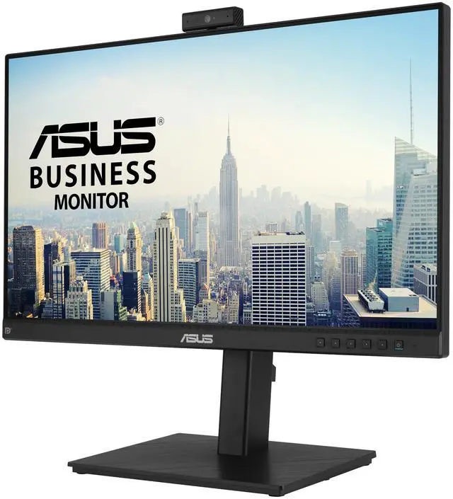 Alt view image 3 of 11 - ASUS 23.8" 1080P Video Conferencing Monitor (BE24EQSK) - Full HD, IPS, Built-in Adjustable 2MP Webcam, AI Noise-canceling Mic, Speakers, Eye Care, DisplayPort, HDMI, Wall Mountable, Height Adjustable