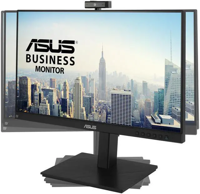 Alt view image 5 of 11 - ASUS 23.8" 1080P Video Conferencing Monitor (BE24EQSK) - Full HD, IPS, Built-in Adjustable 2MP Webcam, AI Noise-canceling Mic, Speakers, Eye Care, DisplayPort, HDMI, Wall Mountable, Height Adjustable
