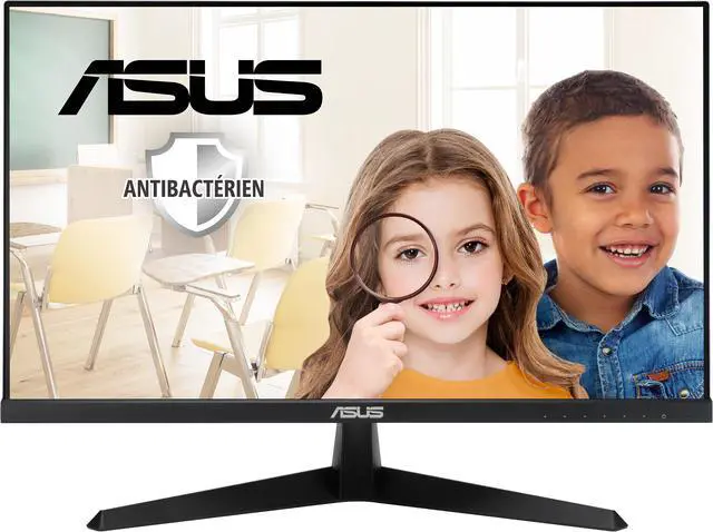 Alt view image 4 of 11 - ASUS VY249HE 23.8" Eye Care Monitor, 1080P Full HD, 75Hz, IPS, Adaptive-Sync/FreeSync, Eye Care Plus, Color Augmentation, Rest Reminder, Antibacterial Surface, HDMI VGA, Frameless, VESA Wall Mountable