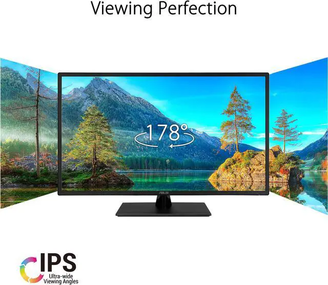 Alt view image 4 of 9 - ASUS 31.5" 1080P Monitor (VA329HE) - Full HD, IPS, 75Hz, Adaptive-Sync, Eye Care, Low Blue Light, Flicker Free, HDMI, VGA, Wall Mountable, Tilt Adjustable