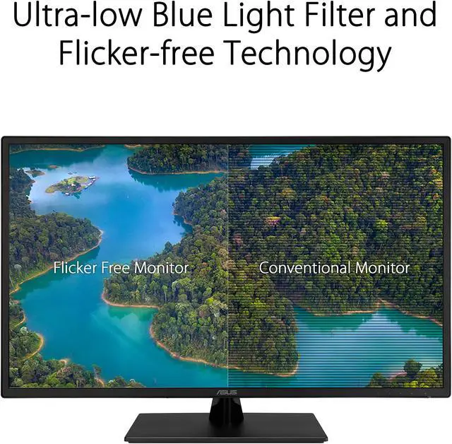 Alt view image 6 of 9 - ASUS 31.5" 1080P Monitor (VA329HE) - Full HD, IPS, 75Hz, Adaptive-Sync, Eye Care, Low Blue Light, Flicker Free, HDMI, VGA, Wall Mountable, Tilt Adjustable