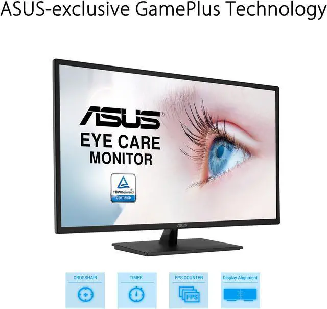 Alt view image 7 of 9 - ASUS 31.5" 1080P Monitor (VA329HE) - Full HD, IPS, 75Hz, Adaptive-Sync, Eye Care, Low Blue Light, Flicker Free, HDMI, VGA, Wall Mountable, Tilt Adjustable