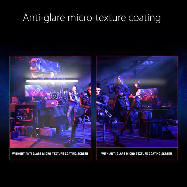 Alt view image 8 of 11 - ASUS ROG Swift OLED PG42UQ Gaming Monitor - 41.5" 4K, OLED, 138Hz (Overclocked), 0.1 ms (GTG), G-SYNC Compatible, Custom Heatsink, 98% DCI-P3, True 10-bit, HDMI 2.1, DisplayPort 1.4