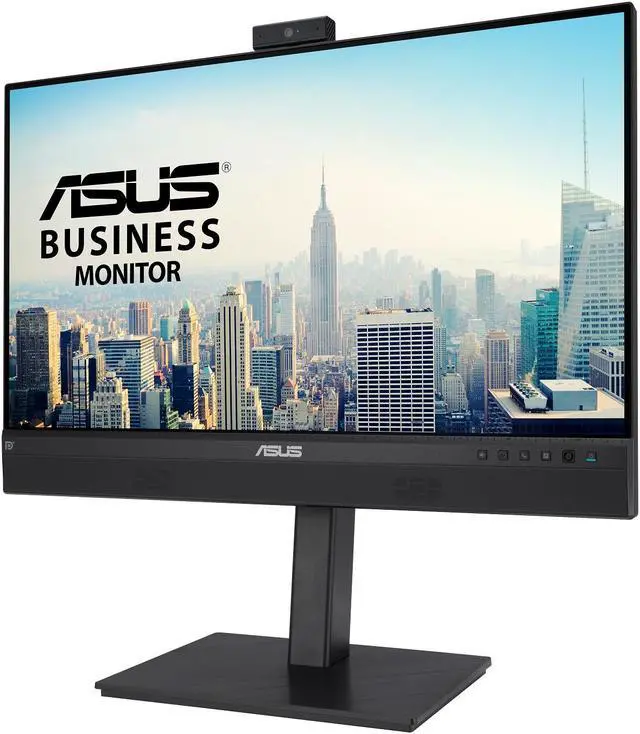 Alt view image 4 of 10 - ASUS 23.8” 1080P Video Conferencing Monitor (BE24ECSNK) - Full HD, IPS, Built-in Adjustable 2MP Webcam, AI Noise-canceling Mic, Eye Care, USB-C Docking, RJ45, Height Adjustable, HDMI, Zoom Certified