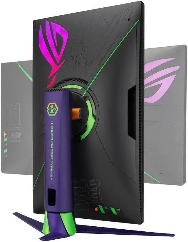 Alt view image 8 of 9 - ASUS ROG Strix 27” 1440P EVA EDITION HDR Gaming Monitor (XG27AQM-G) - QHD (2560 x 1440), Fast IPS, 270Hz, 0.5ms, Extreme Low Motion Blur Sync, G-SYNC Compatible, Eye Care, DisplayPort, HDMI, USB