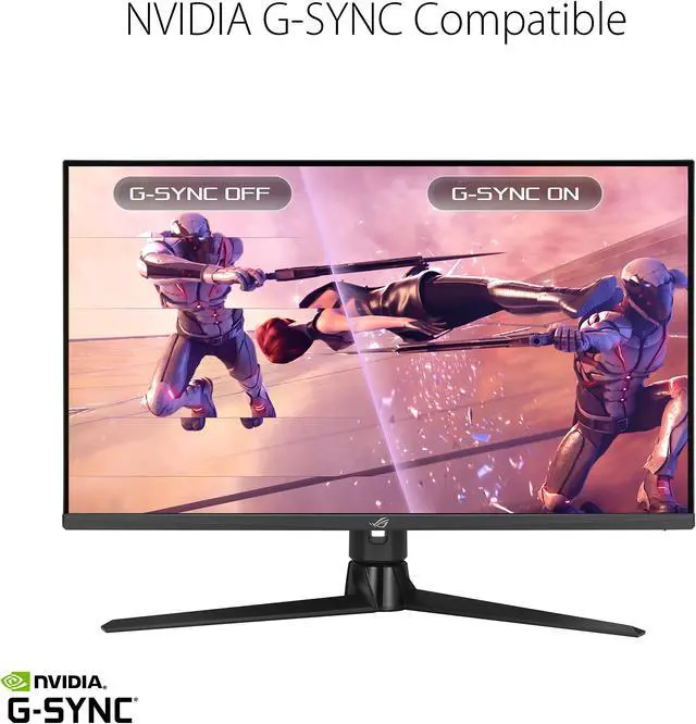 Alt view image 6 of 8 - ASUS ROG Strix 32" HDMI 2.1 DSC Gaming Monitor (XG32UQ) - 4K UHD (3840 x 2160), Fast IPS, 160Hz, 1ms, G-SYNC Compatible, FreeSync Premium Pro, DisplayPort, USB, HDMI, DisplayHDR600, Variable Overdrive