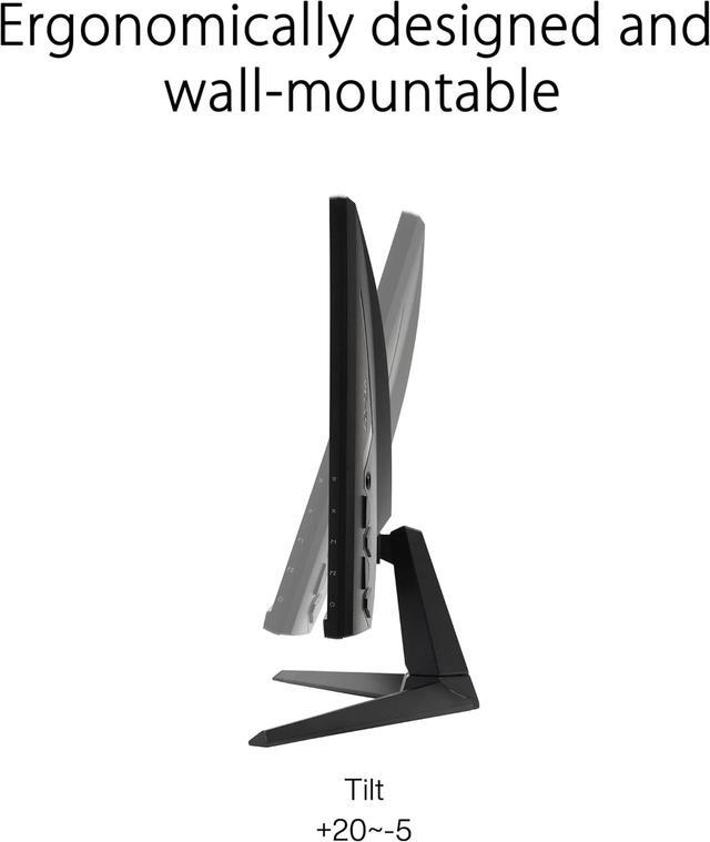Alt view image 8 of 10 - ASUS 27" 170Hz WQHD (2560 x 1440) Gaming Monitor 1ms Freesync Premium™– Overclock to Extreme Low Motion Blur™, Shadow Boost, HDR, DisplayWidget Lite TUF Gaming VG27AQA1A (above 144Hz)