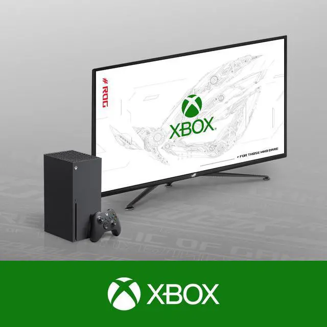 Alt view image 12 of 13 - ASUS 43” 4K 144Hz 1ms HDR DSC Gaming Monitor - FreeSync™ Premium Pro UHD (3840 x 2160), HDMI 2.1, Extreme Low Motion Blur Sync, DisplayHDR1000, DCI-P3 90% ROG Strix XG43UQ Xbox Edition