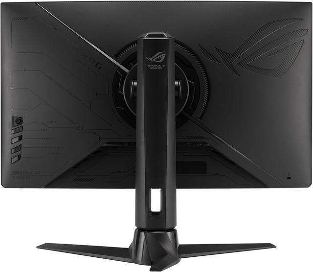 Alt view image 6 of 10 - ASUS 27” 1440P Curved Gaming Monitor - QHD (2560 x 1440), Fast IPS, 170Hz, 1ms, G-SYNC Compatible, FreeSync Premium, Eye Care, HDMI, DisplayPort, Height Adjustable, DisplayHDR 400 ROG Strix XG27AQV