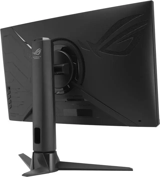 Alt view image 7 of 10 - ASUS 27” 1440P Curved Gaming Monitor - QHD (2560 x 1440), Fast IPS, 170Hz, 1ms, G-SYNC Compatible, FreeSync Premium, Eye Care, HDMI, DisplayPort, Height Adjustable, DisplayHDR 400 ROG Strix XG27AQV
