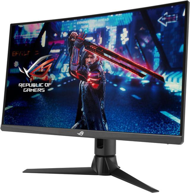Alt view image 5 of 10 - ASUS 27” 1440P Curved Gaming Monitor - QHD (2560 x 1440), Fast IPS, 170Hz, 1ms, G-SYNC Compatible, FreeSync Premium, Eye Care, HDMI, DisplayPort, Height Adjustable, DisplayHDR 400 ROG Strix XG27AQV
