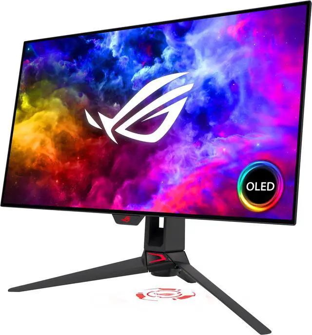 Alt view image 7 of 11 - ASUS 27" 240 Hz OLED WQHD gaming monitor 0.03ms (Gray to Gray) FreeSync Premium & G-Sync Compatible 2560 x 1440 (2K) Anti-glare micro-texture coating, 99% DCI-P3,True 10-bit, Flat Panel PG27AQDM