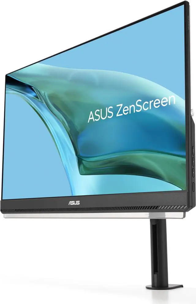 Alt view image 8 of 20 - ASUS ZenScreen 24" (23.8" viewable) 1080P Portable USB-C Monitor (MB249C) - Full HD, IPS, Speakers, Multi-stand Design, Kickstand, C-clamp Arm, Partition Hook, Carrying Handle, Work From Home Monitor