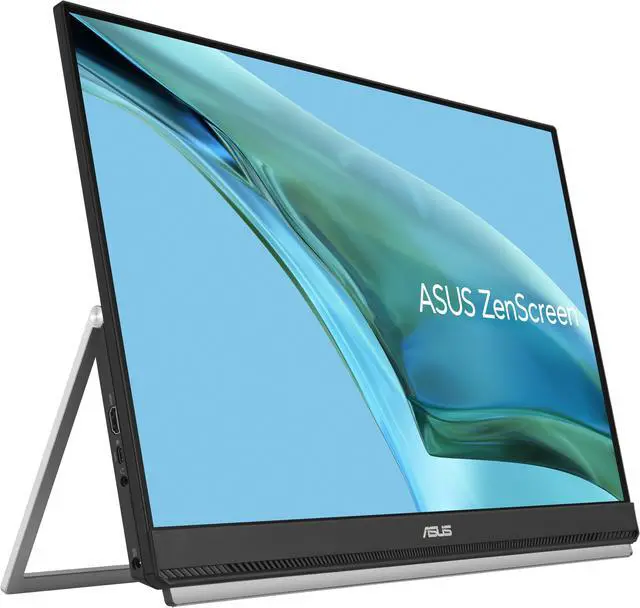 Alt view image 6 of 20 - ASUS ZenScreen 24" (23.8" viewable) 1080P Portable USB-C Monitor (MB249C) - Full HD, IPS, Speakers, Multi-stand Design, Kickstand, C-clamp Arm, Partition Hook, Carrying Handle, Work From Home Monitor
