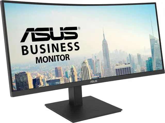 Alt view image 4 of 12 - ASUS 34" Ultrawide Curved USB-C Docking Monitor (VA34VCPSN) - 21:9 QHD (3440 x 1440), 1500R Curvature, 100Hz, Adaptive Sync, USB Hub, RJ45, Eye Care, Frameless, VESA Wall Mountable, Height Adjustable