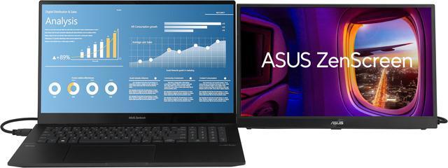 Alt view image 7 of 9 - ASUS ZenScreen 17" (17.3" viewable) 1080P Portable USB-C Monitor (MB17AHG) - Full HD, IPS, 144Hz, FreeSync Premium, Eye Care, L-shaped Kickstand, Tripod Mountable, HDMI, FSC Certified, ENERGY STAR
