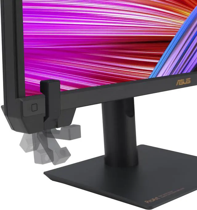 Alt view image 3 of 14 - ASUS ProArt Display 24" 4K 12G-SDI HLG Professional Monitor (PA24US) - IPS, UHD (3840 x 2160), 99% Adobe RGB, 95% DCI-P3, Delta E < 1, USB-C, Built-in Motorized Colorimeter, Calman Ready