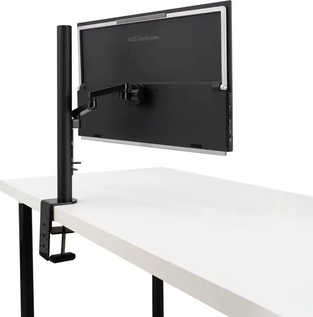 Alt view image 6 of 7 - ASUS ZenScreen 22" (21.5" Viewable) 1080P Portable Monitor (MB229CF) - Full HD, IPS, 100Hz, USB-C PD 60W, Speakers, Carrying Handle, Kickstand, C-clamp Arm, Partition Hook, Subwoofer