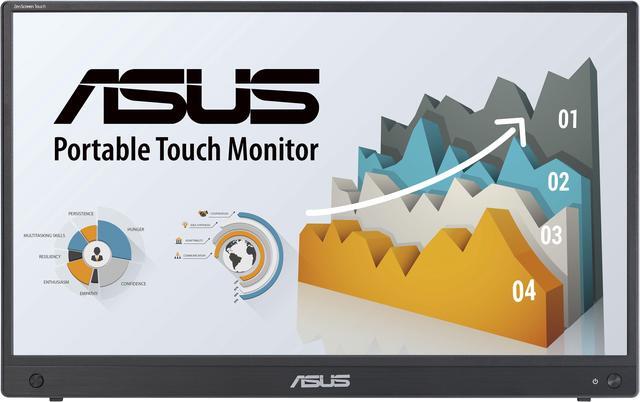 Alt view image 2 of 12 - ASUS ZenScreen Touch 16" USB-C Portable monitor (MB16AMTR) - Full HD, IPS, Built-in Battery, Kickstand, Tripod socket, Eye Care, Compatible with Laptops, Smartphones and Game Consoles