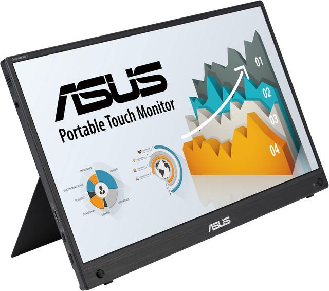 Alt view image 11 of 12 - ASUS ZenScreen Touch 16" USB-C Portable monitor (MB16AMTR) - Full HD, IPS, Built-in Battery, Kickstand, Tripod socket, Eye Care, Compatible with Laptops, Smartphones and Game Consoles