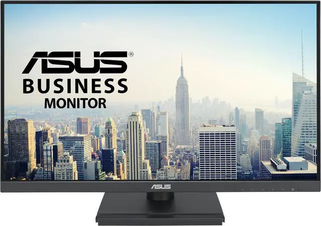 Alt view image 3 of 12 - ASUS VA24DQFS Business Monitor – 24" (23.8" viewable), IPS, Full HD, Frameless, 100Hz, Adaptive-Sync, 1ms MPRT, HDMI, DisplayPort, VGA, Low Blue Light, Flicker Free, Ergonomic Design, Wall Mountable